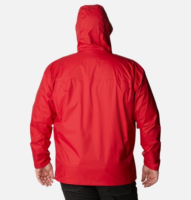 Men's Columbia Watertight II Rain Jackets Red | Plus Size CA-O3406